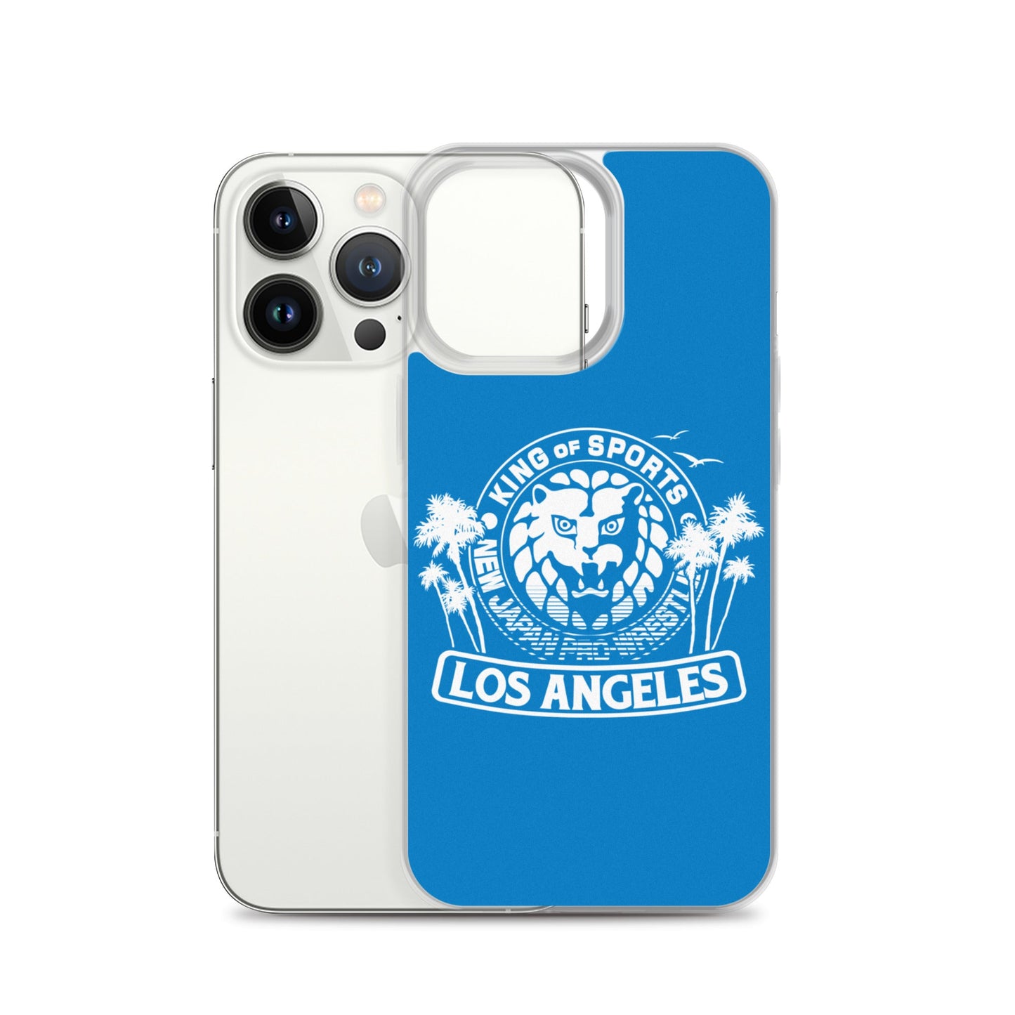 LION MARK LOS ANGELES Clear Case for iPhone® (Light blue) Other Goods PW Catalog