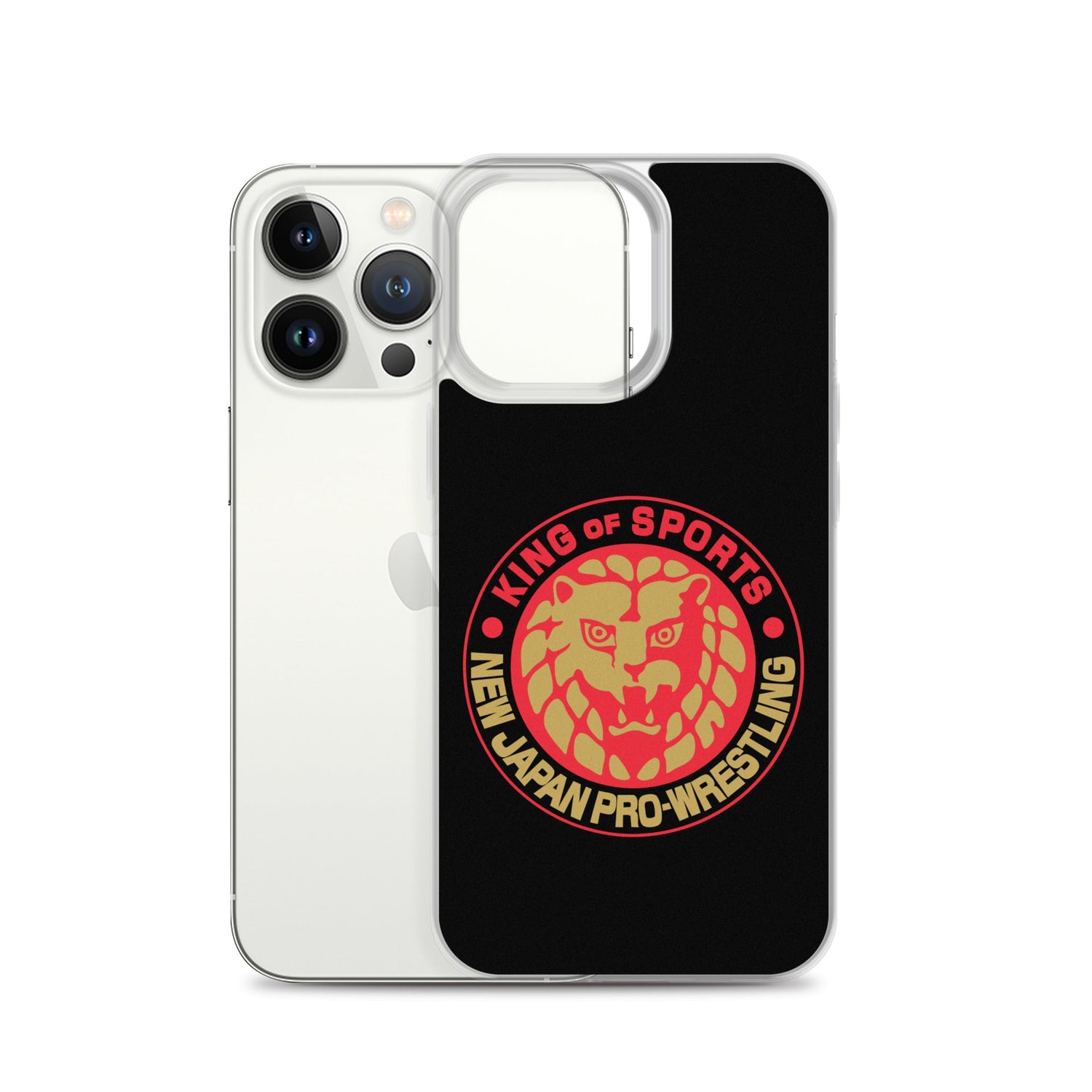 Lion Mark Clear Case for iPhone® (Black & Red & Gold) Other Goods PW Catalog