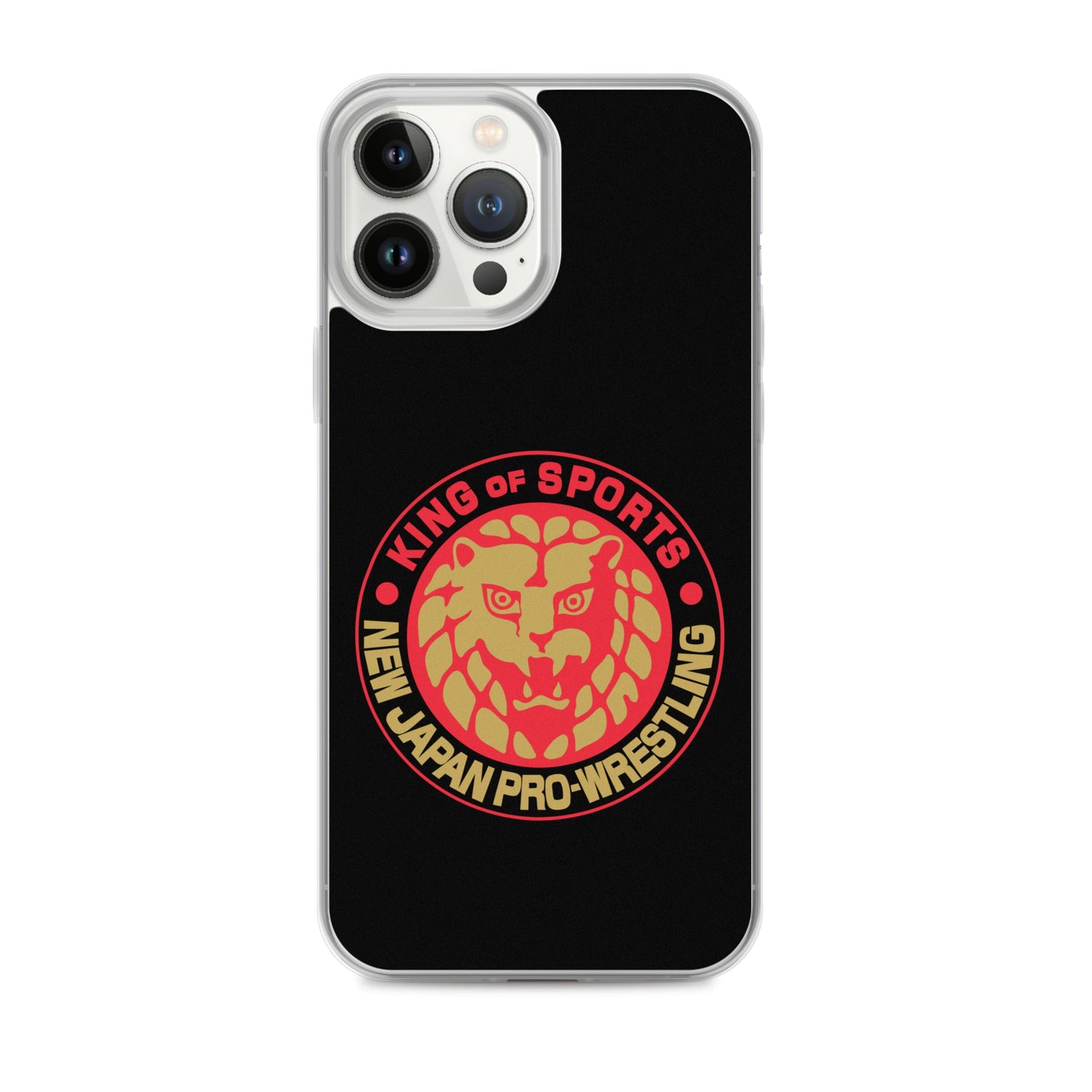 Lion Mark Clear Case for iPhone® (Black & Red & Gold) Other Goods PW Catalog