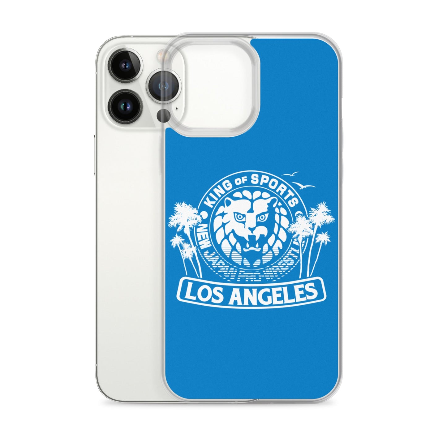 LION MARK LOS ANGELES Clear Case for iPhone® (Light blue) Other Goods PW Catalog