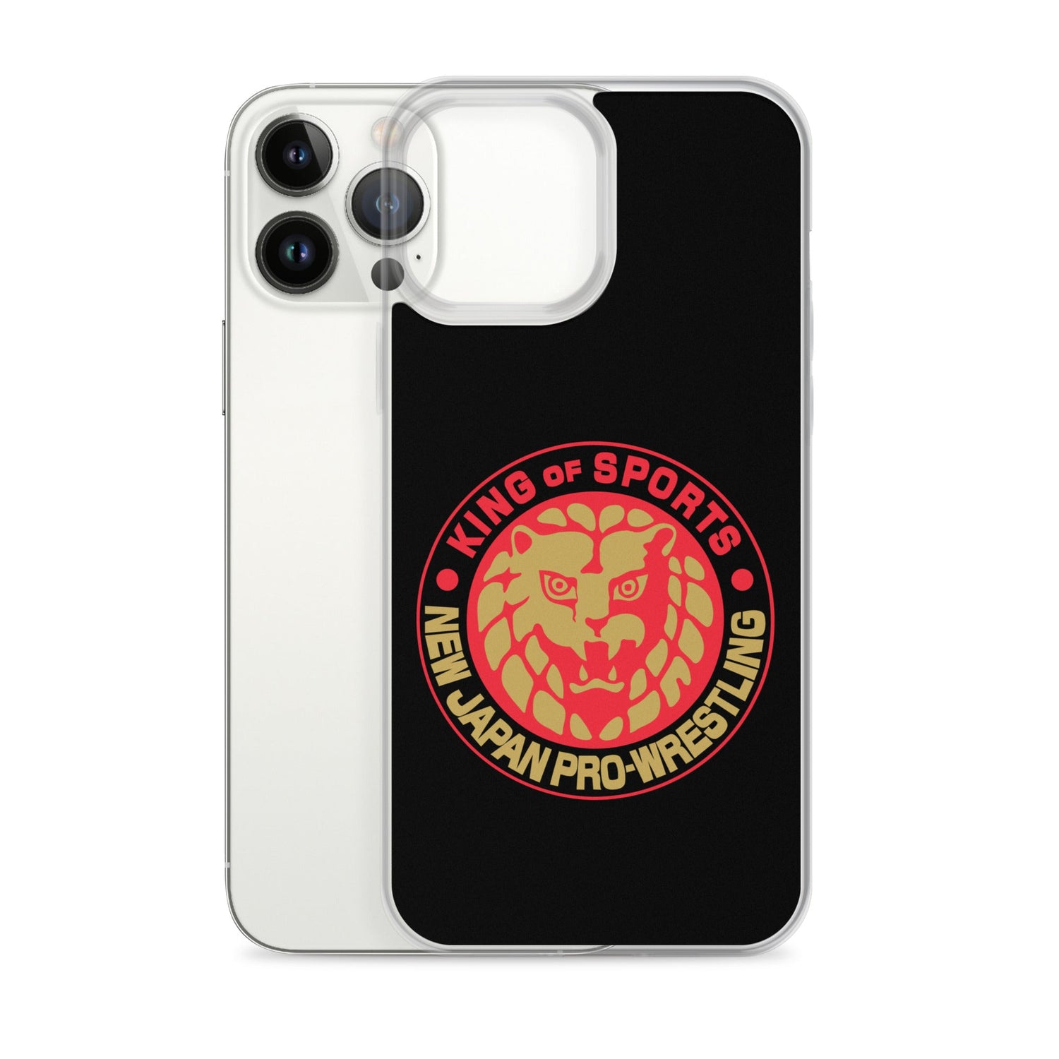 Lion Mark Clear Case for iPhone® (Black & Red & Gold) Other Goods PW Catalog