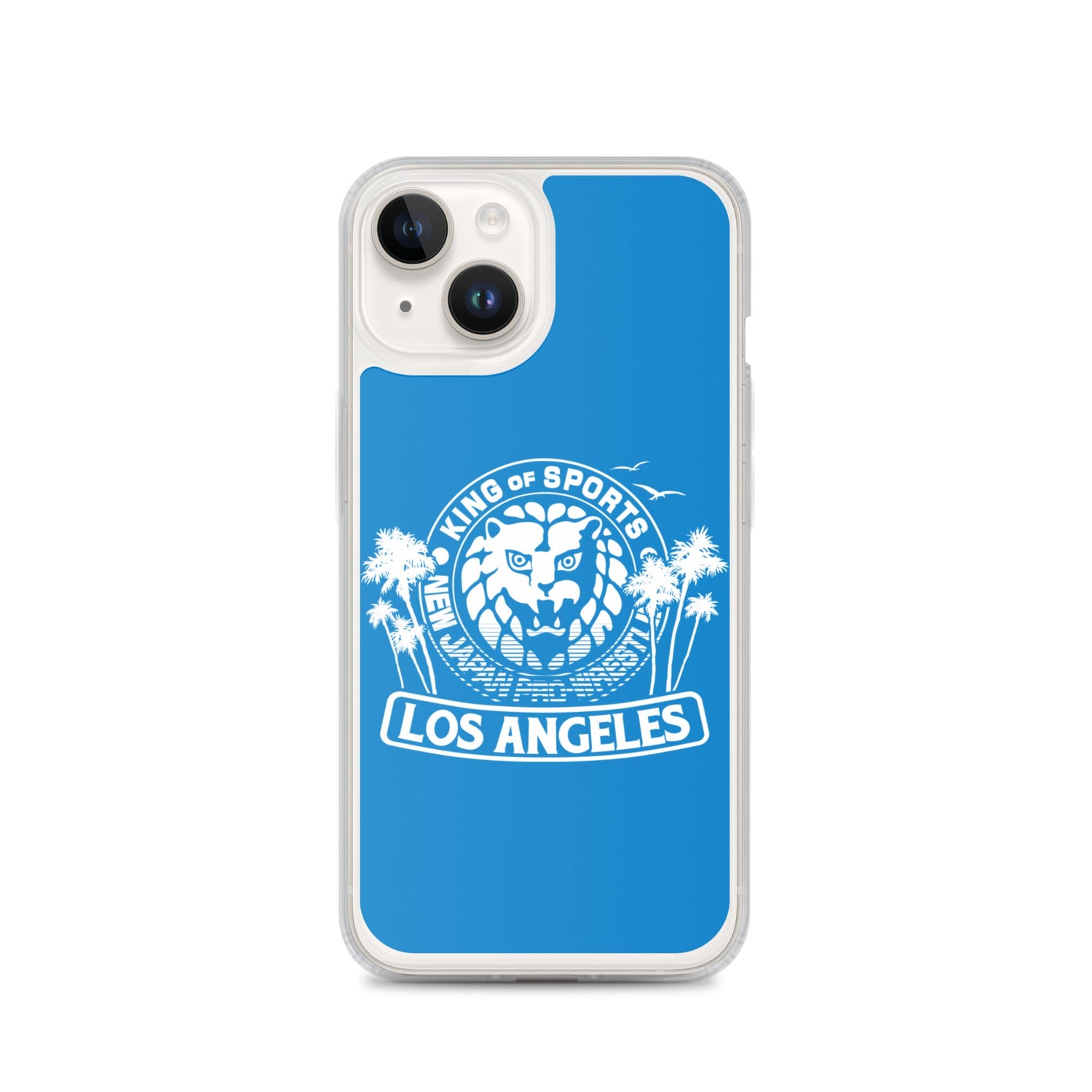 LION MARK LOS ANGELES Clear Case for iPhone® (Light blue) Other Goods PW Catalog