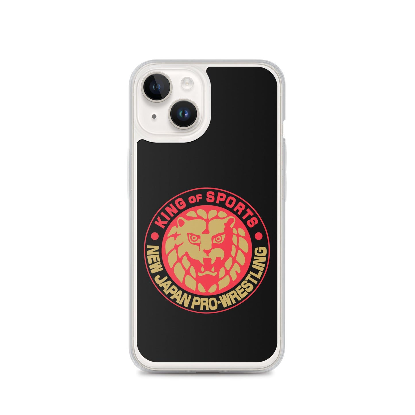 Lion Mark Clear Case for iPhone® (Black & Red & Gold) Other Goods PW Catalog