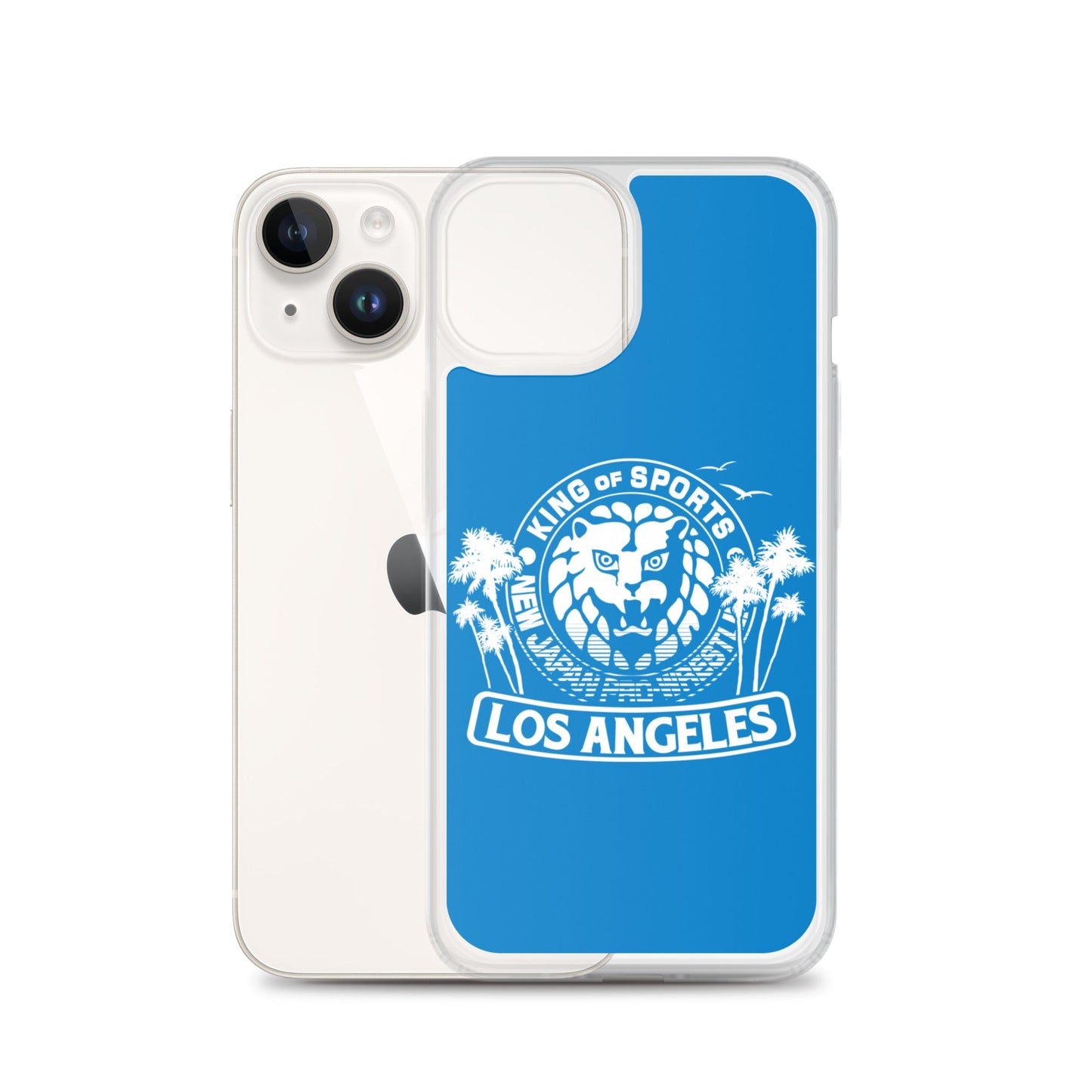 LION MARK LOS ANGELES Clear Case for iPhone® (Light blue) Other Goods PW Catalog