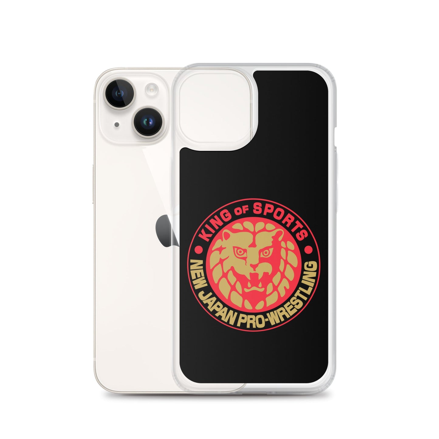 Lion Mark Clear Case for iPhone® (Black & Red & Gold) Other Goods PW Catalog