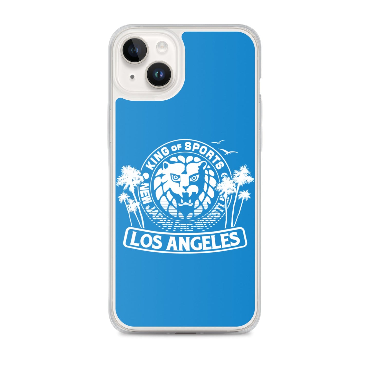 LION MARK LOS ANGELES Clear Case for iPhone® (Light blue) Other Goods PW Catalog