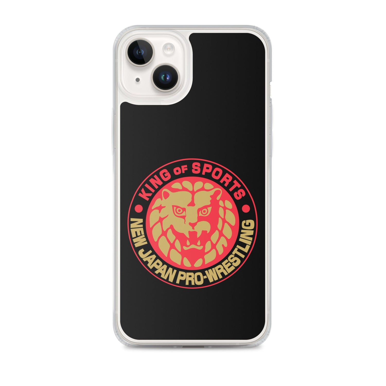 Lion Mark Clear Case for iPhone® (Black & Red & Gold) Other Goods PW Catalog