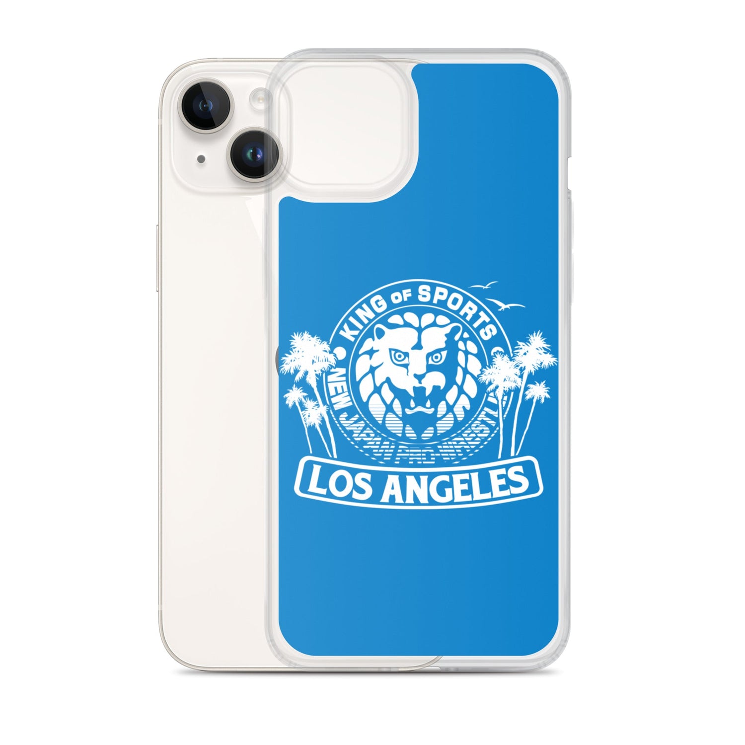 LION MARK LOS ANGELES Clear Case for iPhone® (Light blue) Other Goods PW Catalog