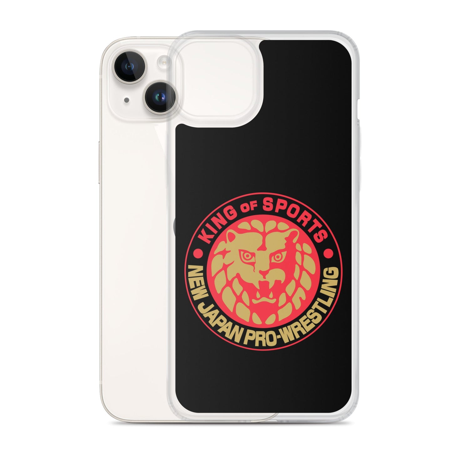 Lion Mark Clear Case for iPhone® (Black & Red & Gold) Other Goods PW Catalog