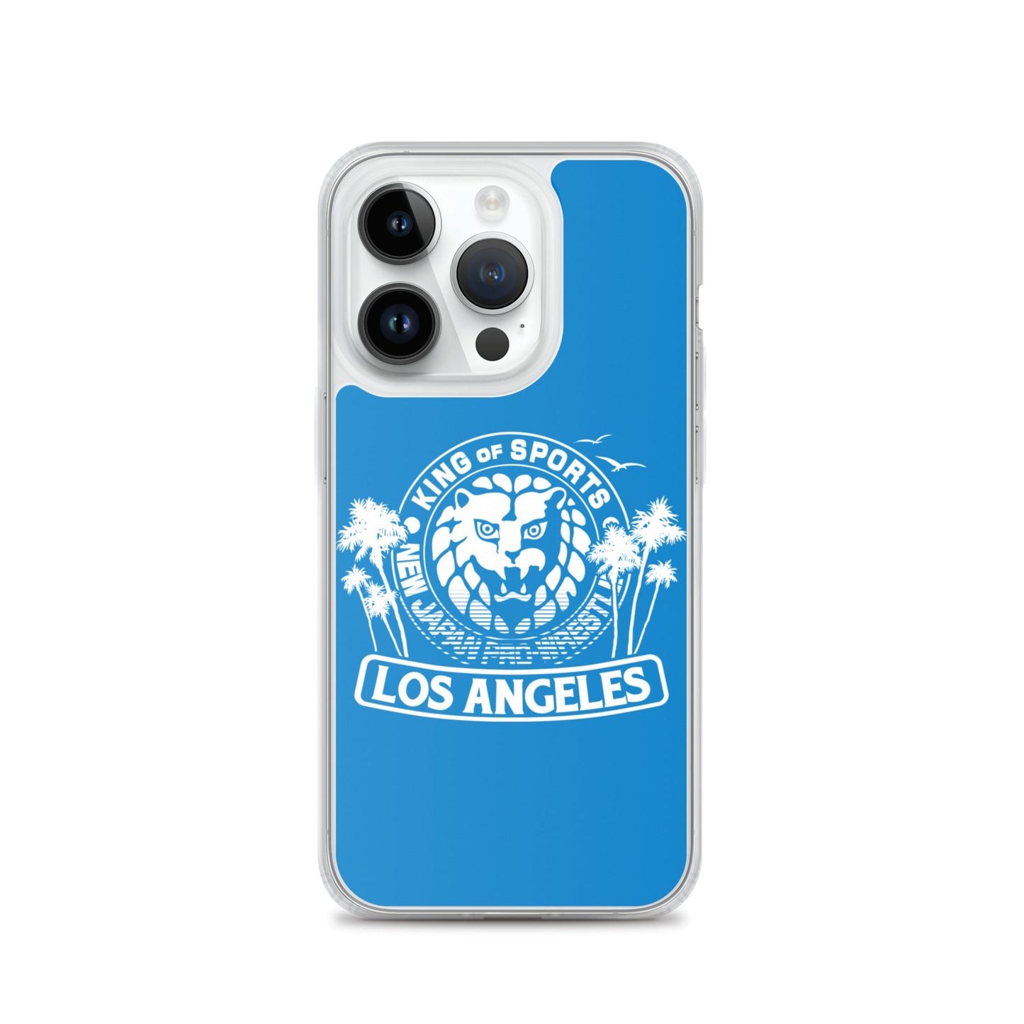 LION MARK LOS ANGELES Clear Case for iPhone® (Light blue) Other Goods PW Catalog