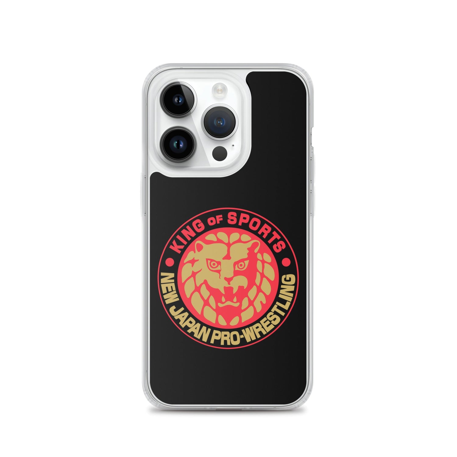 Lion Mark Clear Case for iPhone® (Black & Red & Gold) Other Goods PW Catalog