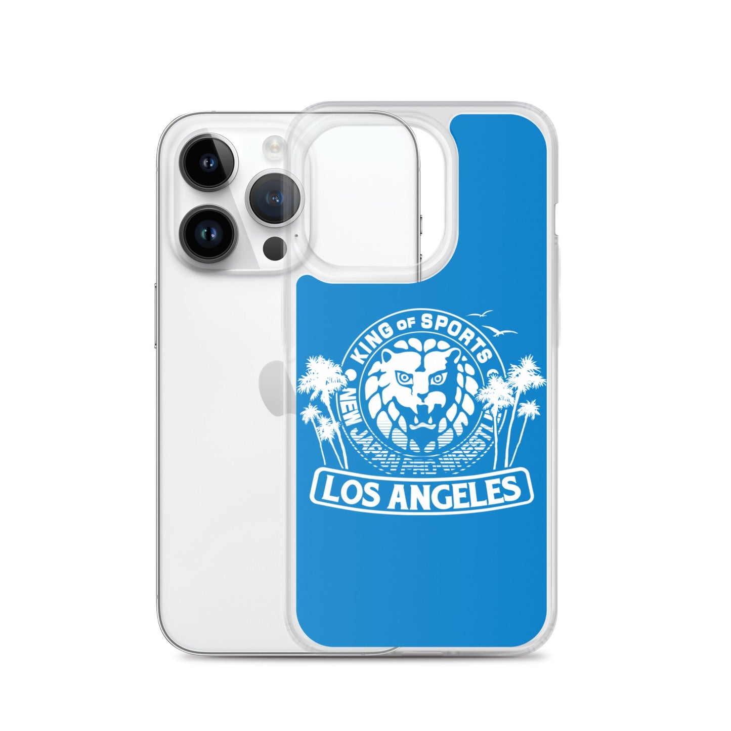 LION MARK LOS ANGELES Clear Case for iPhone® (Light blue) Other Goods PW Catalog
