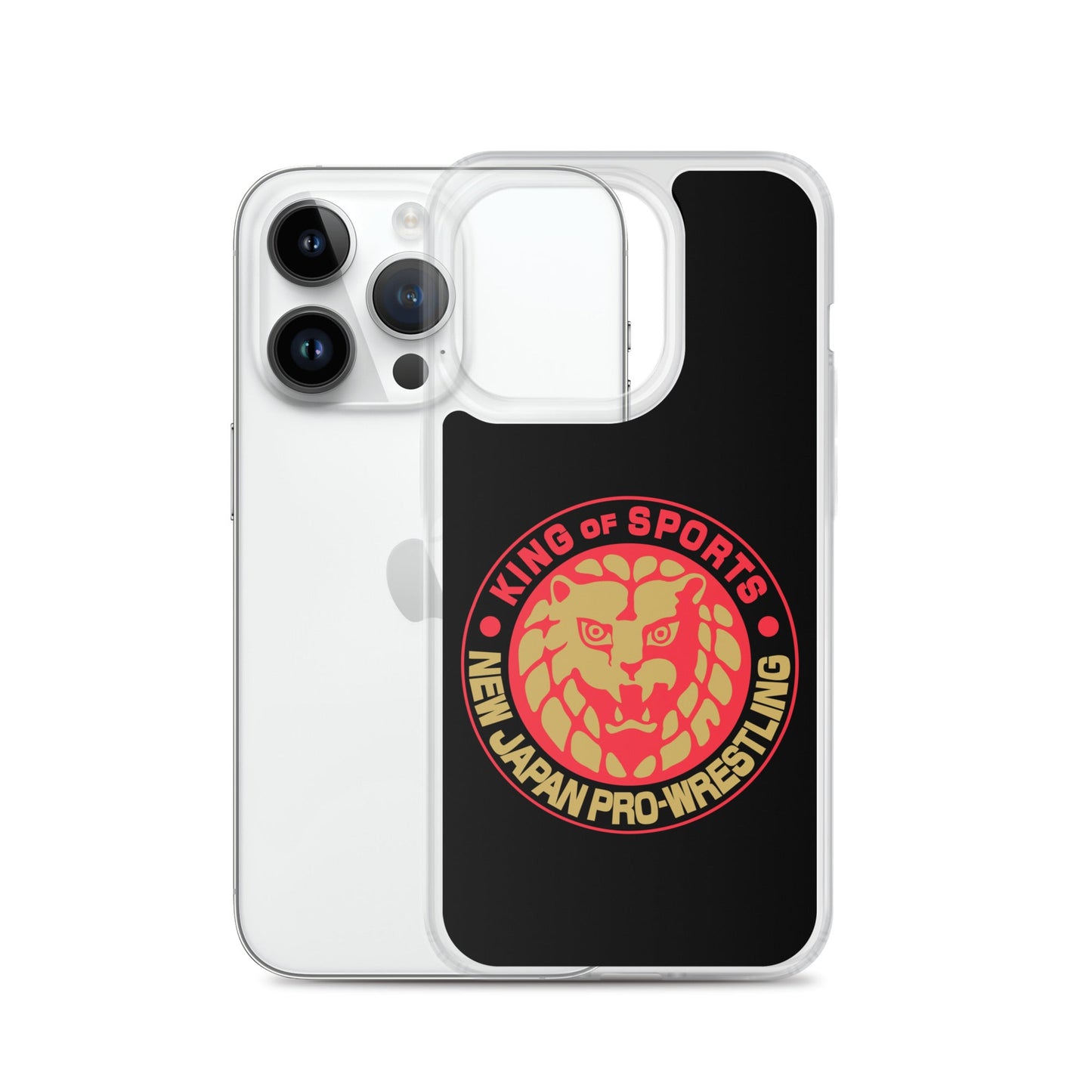 Lion Mark Clear Case for iPhone® (Black & Red & Gold) Other Goods PW Catalog