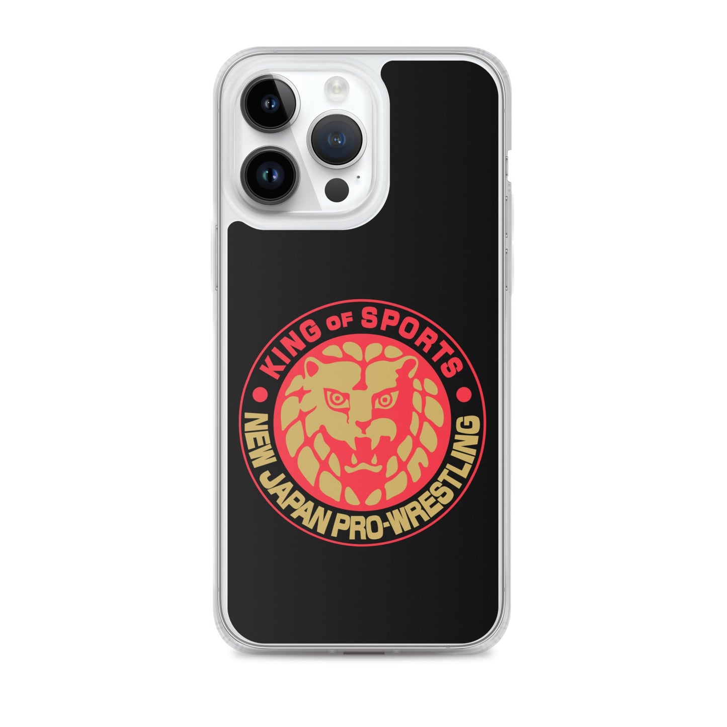 Lion Mark Clear Case for iPhone® (Black & Red & Gold) Other Goods PW Catalog