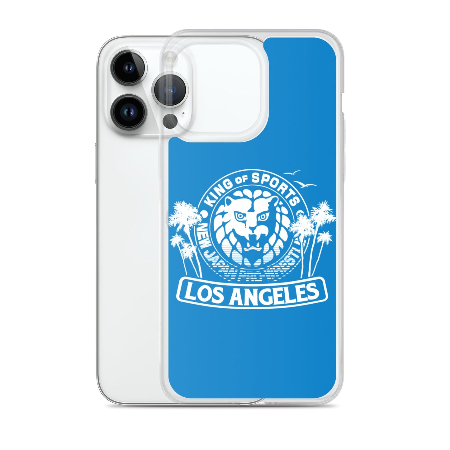 LION MARK LOS ANGELES Clear Case for iPhone® (Light blue) Other Goods PW Catalog