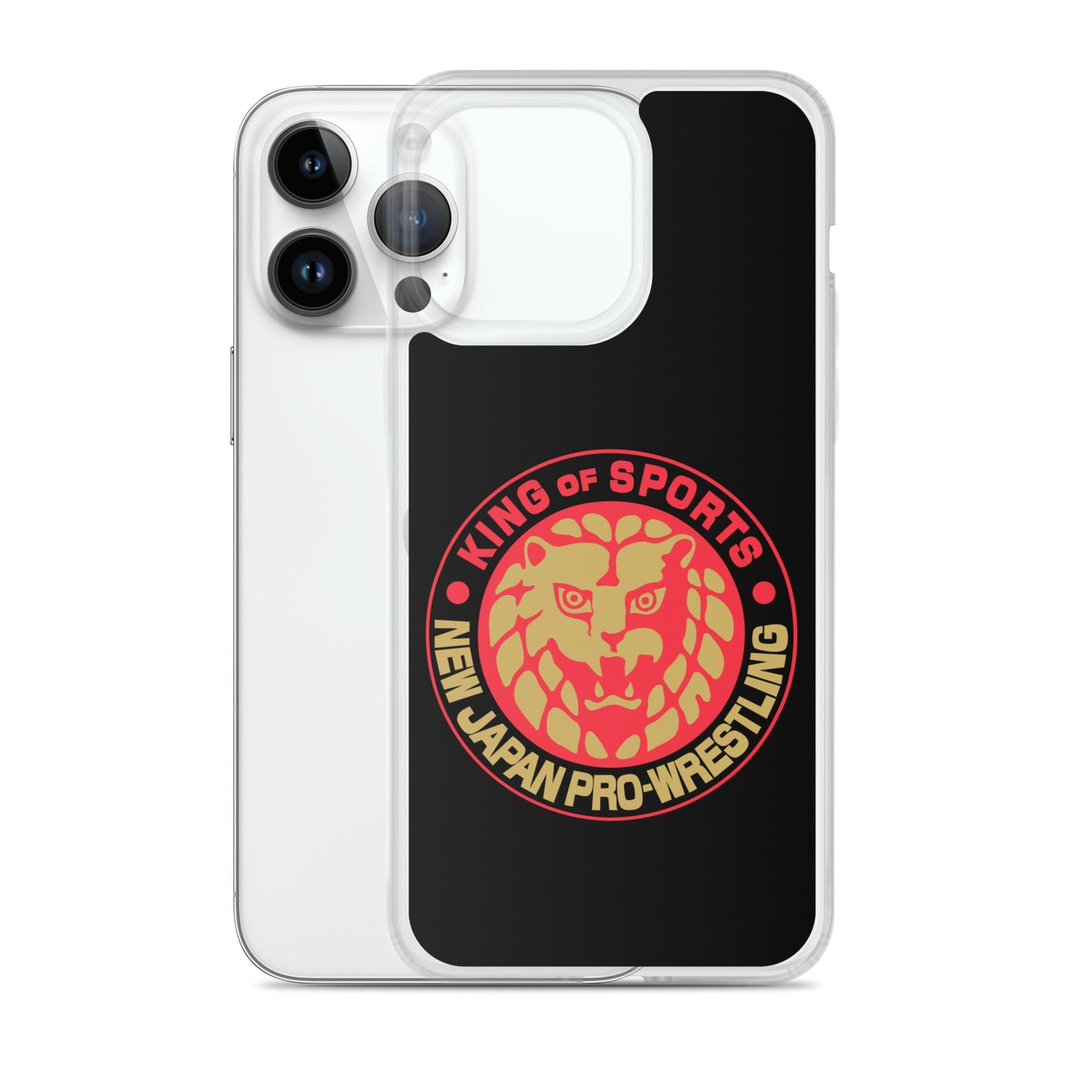 Lion Mark Clear Case for iPhone® (Black & Red & Gold) Other Goods PW Catalog