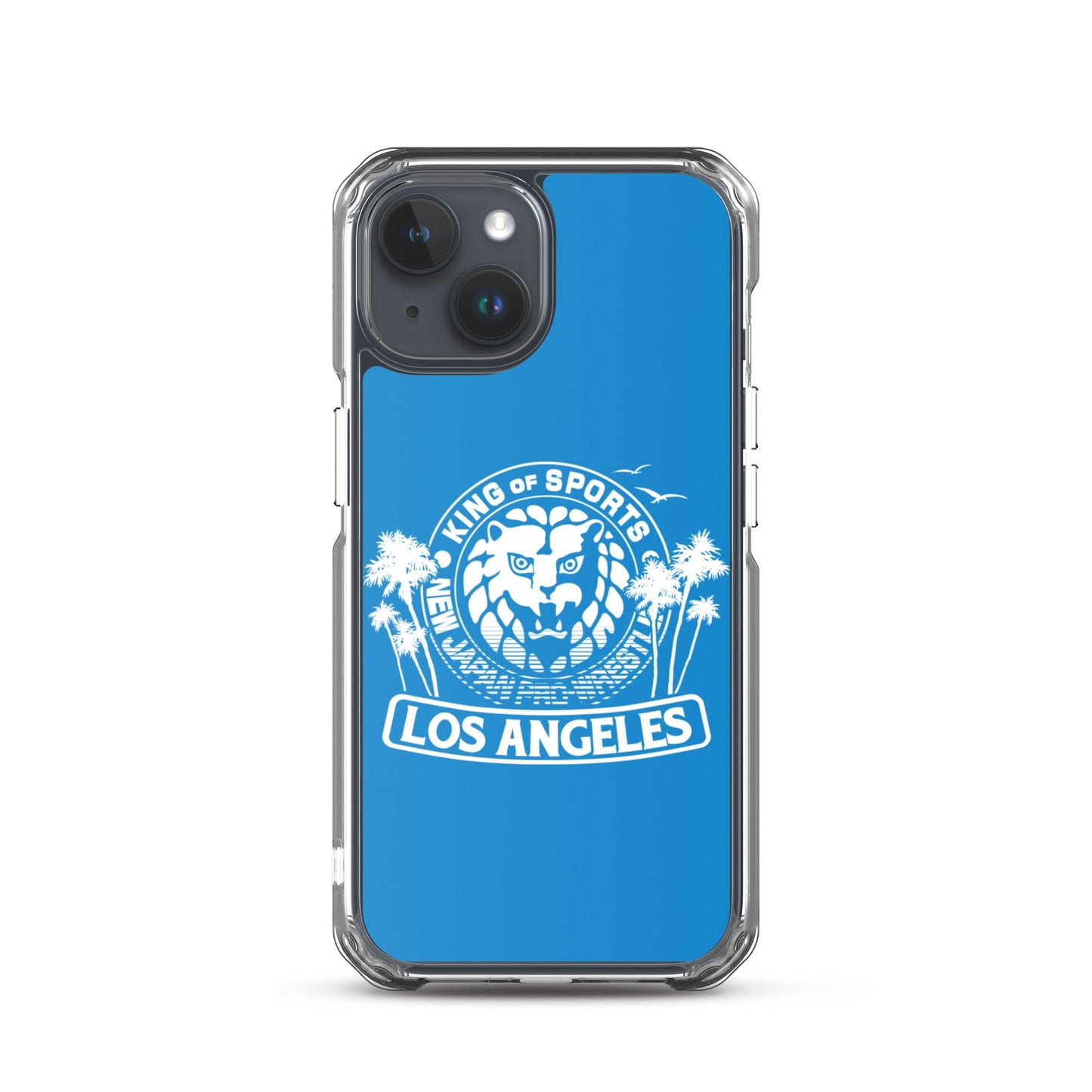LION MARK LOS ANGELES Clear Case for iPhone® (Light blue) Other Goods PW Catalog