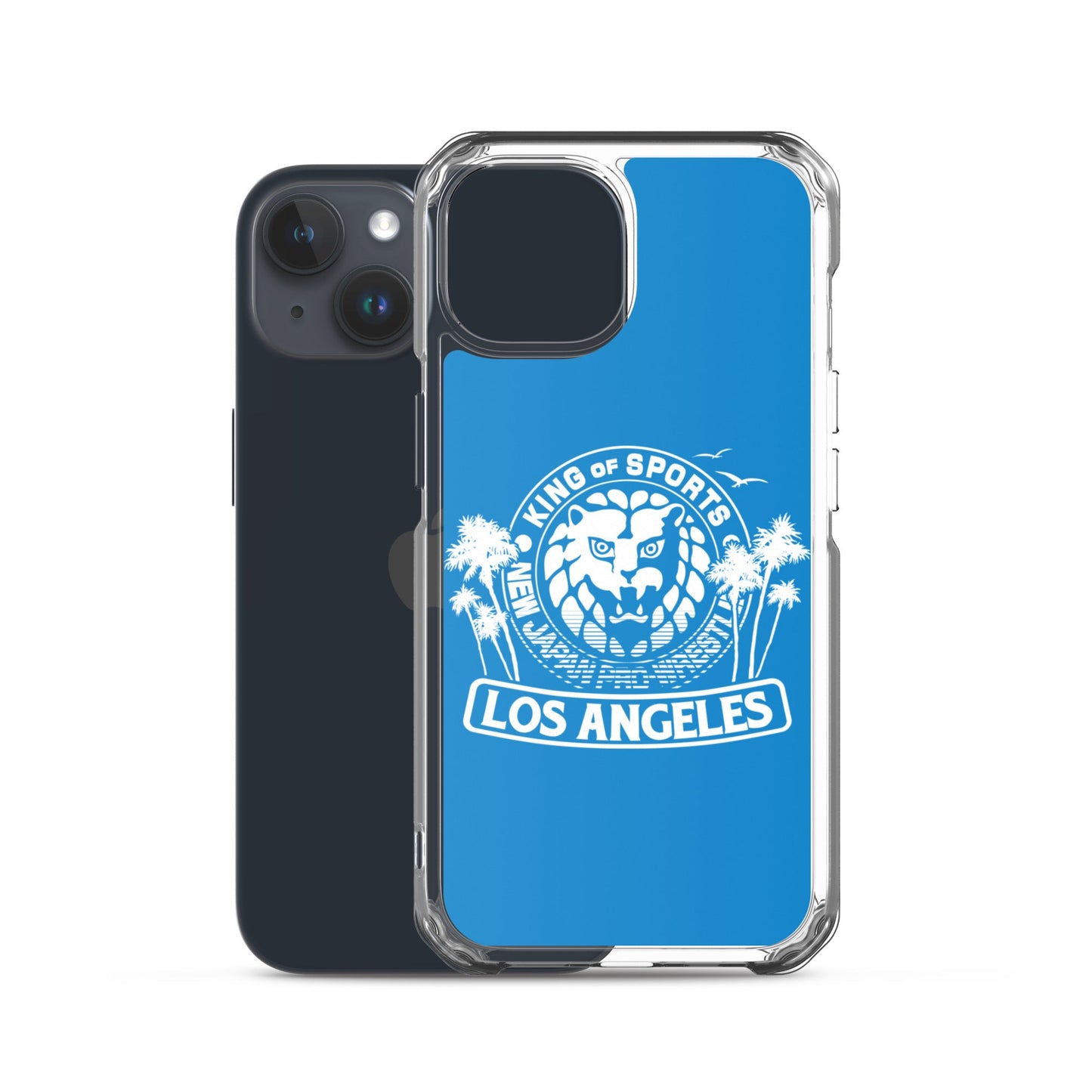 LION MARK LOS ANGELES Clear Case for iPhone® (Light blue) Other Goods PW Catalog