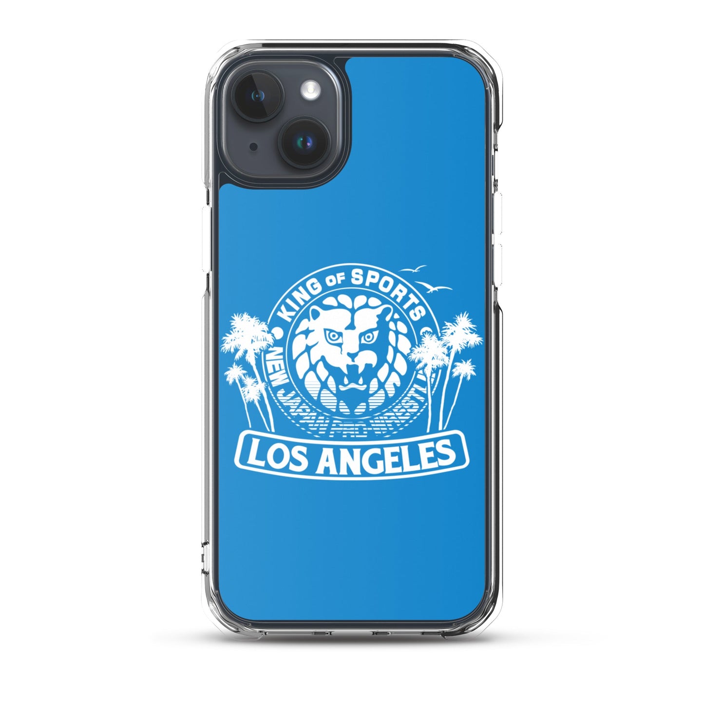 LION MARK LOS ANGELES Clear Case for iPhone® (Light blue) Other Goods PW Catalog