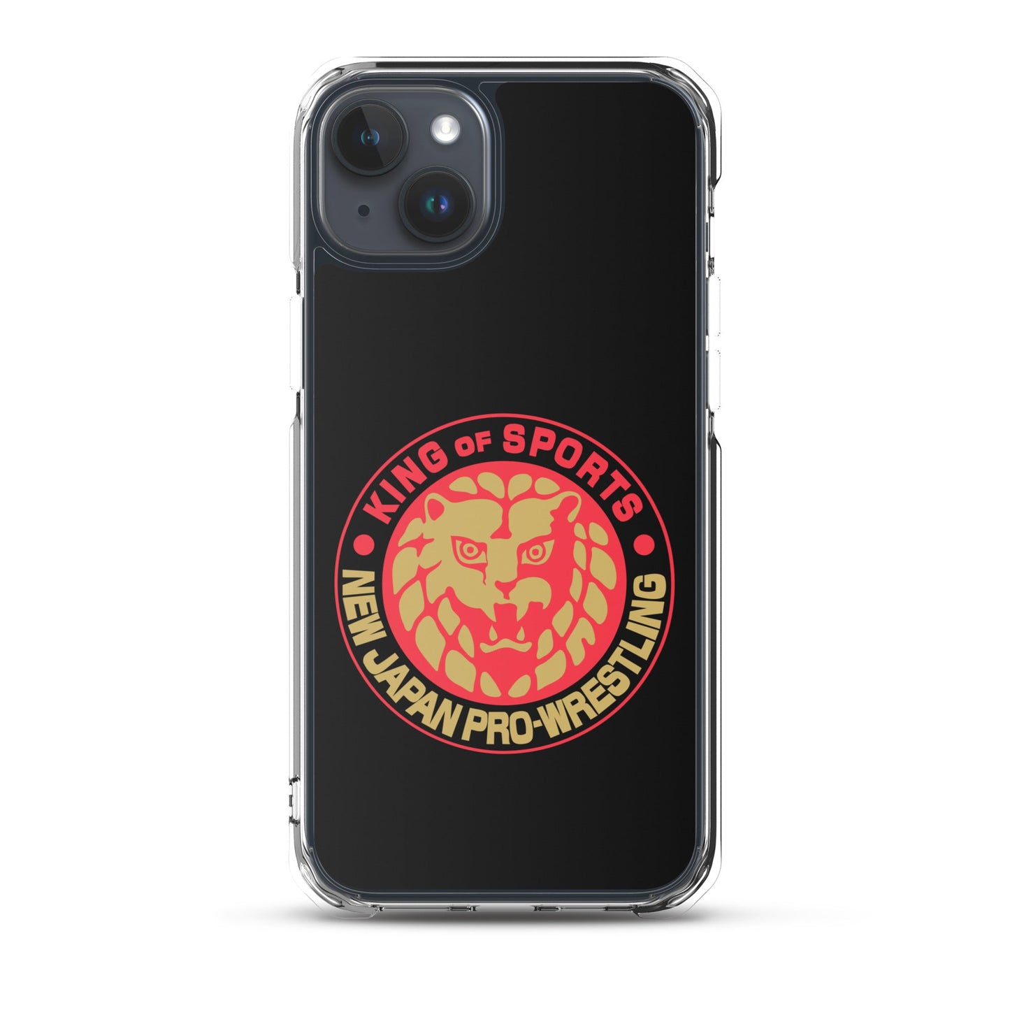 Lion Mark Clear Case for iPhone® (Black & Red & Gold) Other Goods PW Catalog
