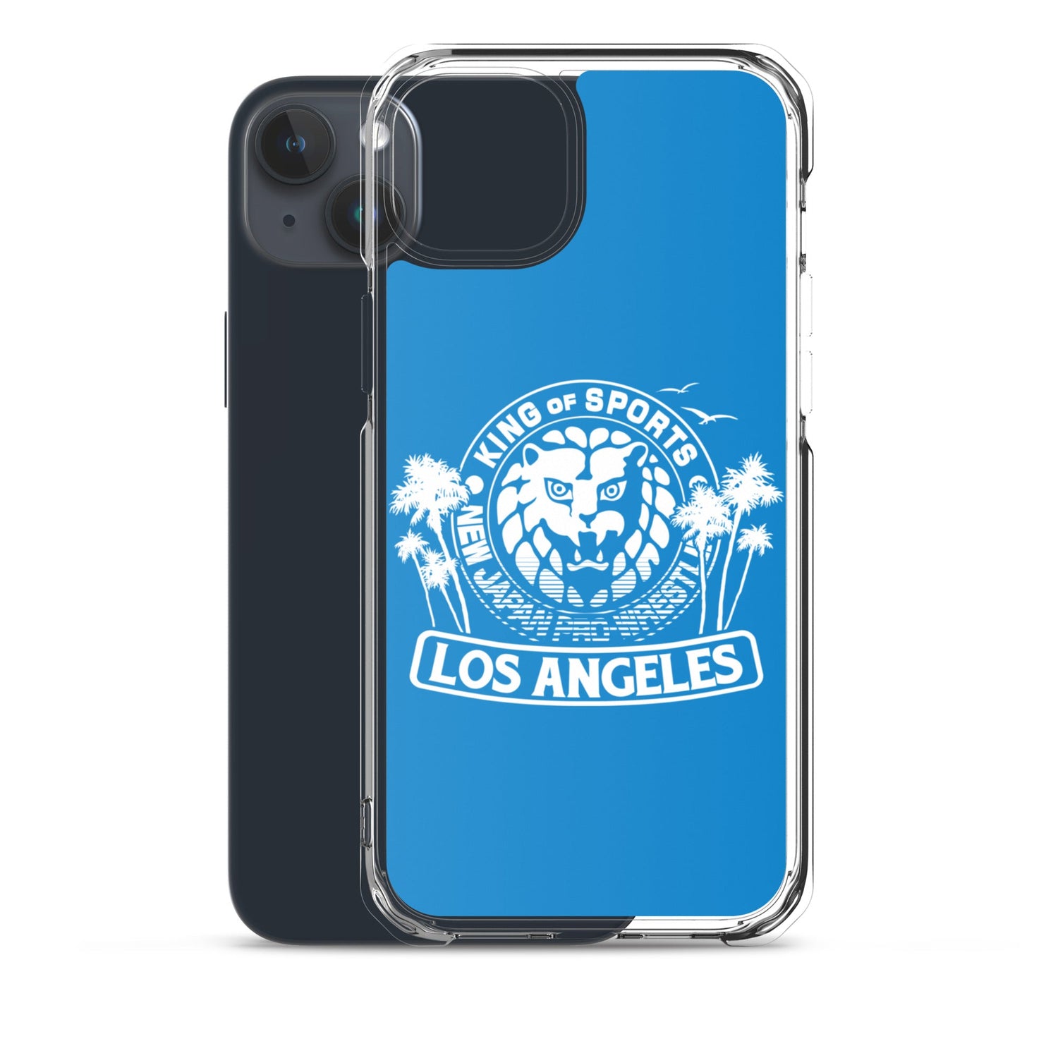 LION MARK LOS ANGELES Clear Case for iPhone® (Light blue) Other Goods PW Catalog