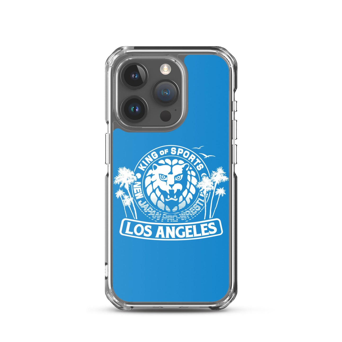 LION MARK LOS ANGELES Clear Case for iPhone® (Light blue) Other Goods PW Catalog