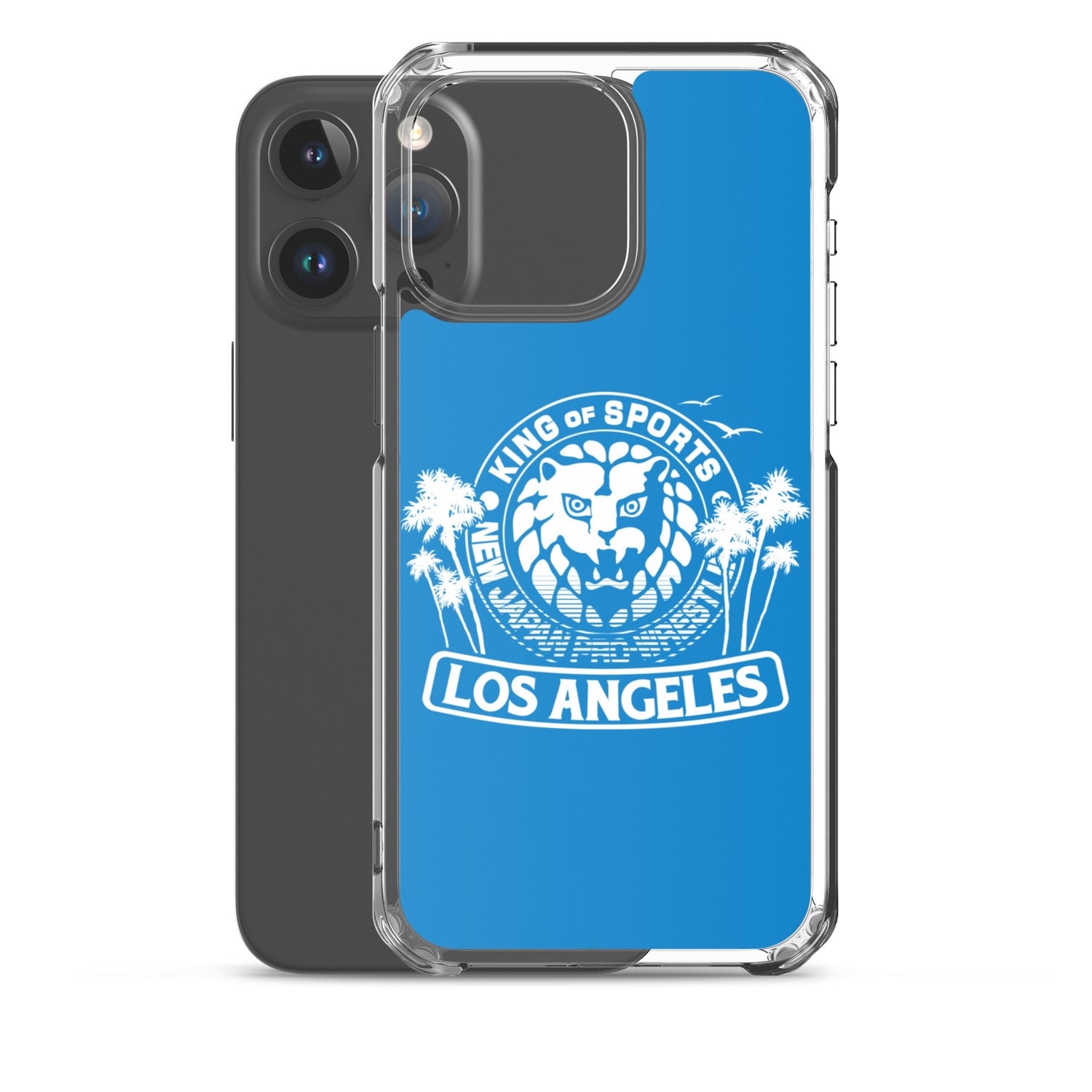 LION MARK LOS ANGELES Clear Case for iPhone® (Light blue) Other Goods PW Catalog