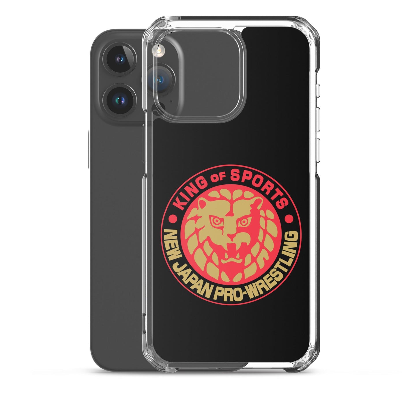 Lion Mark Clear Case for iPhone® (Black & Red & Gold) Other Goods PW Catalog