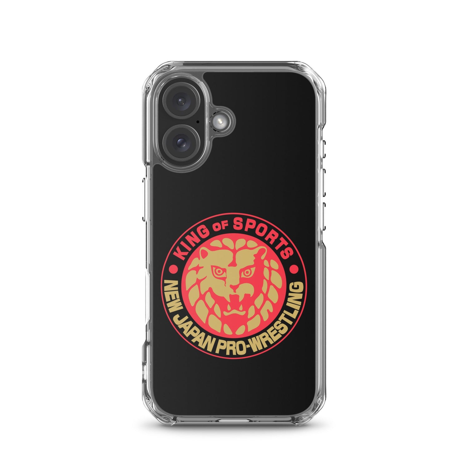Lion Mark Clear Case for iPhone® (Black & Red & Gold) Other Goods PW Catalog
