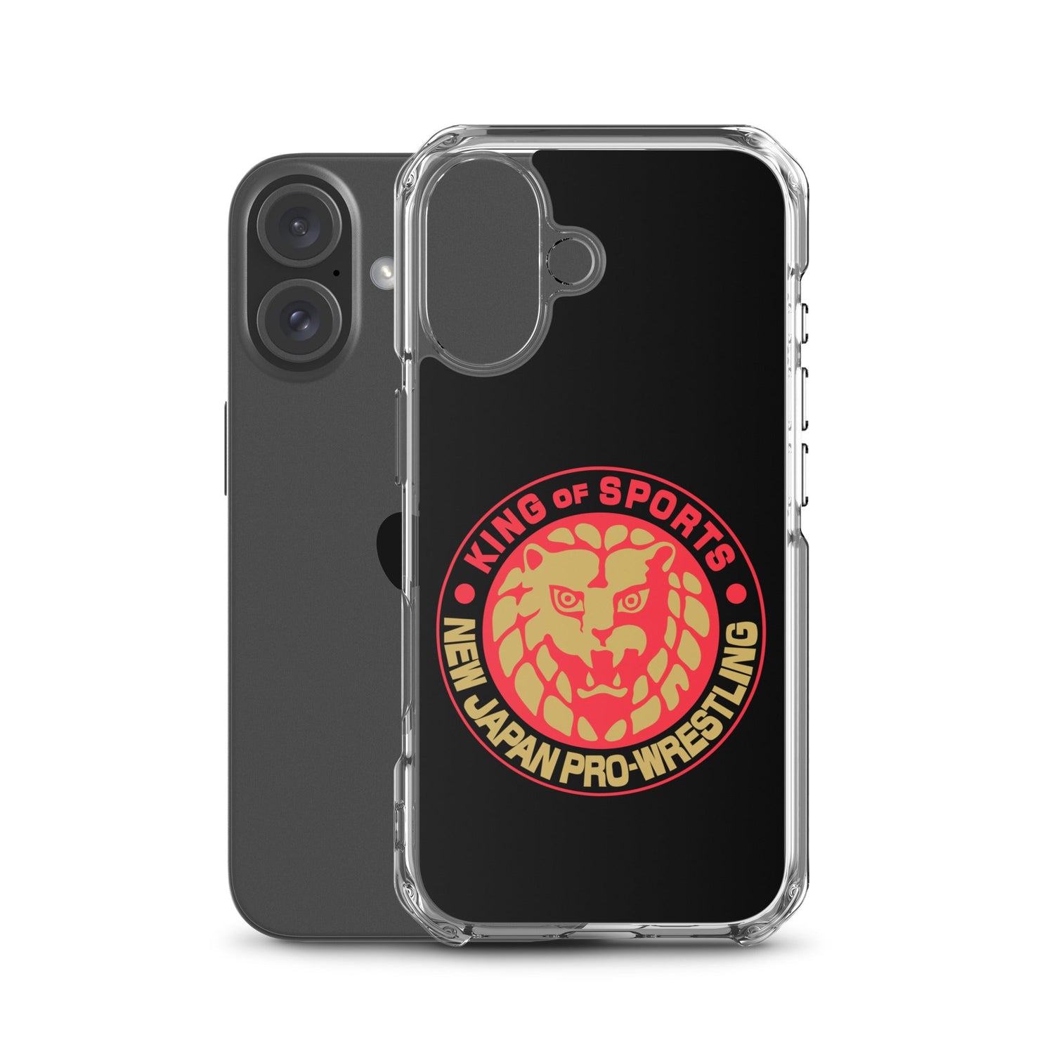 Lion Mark Clear Case for iPhone® (Black & Red & Gold) Other Goods PW Catalog