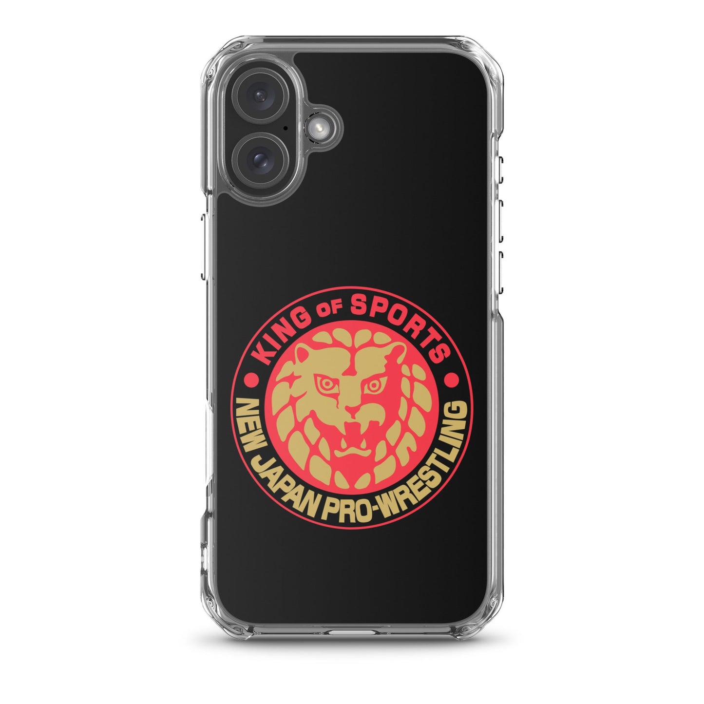Lion Mark Clear Case for iPhone® (Black & Red & Gold) Other Goods PW Catalog