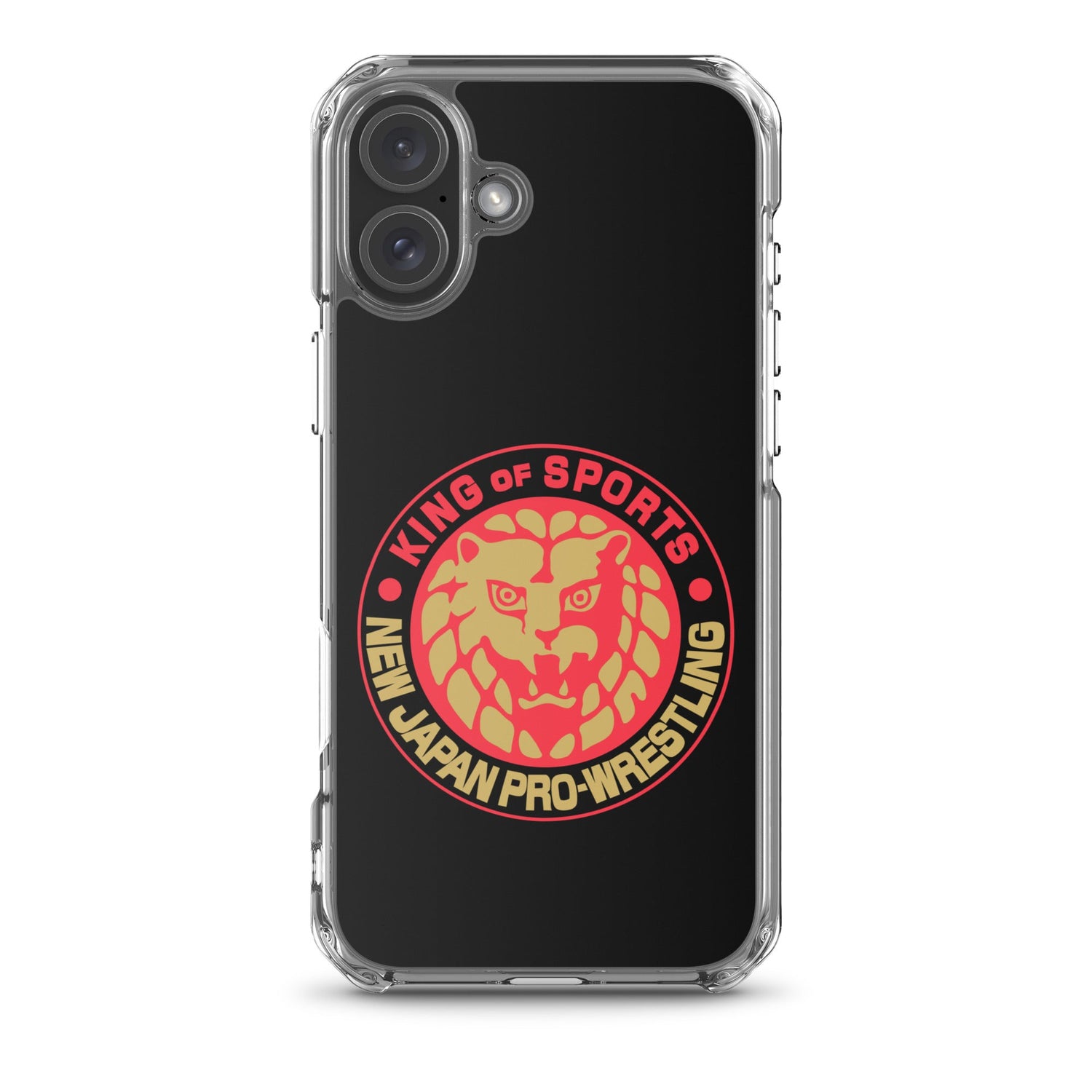 Lion Mark Clear Case for iPhone® (Black & Red & Gold) Other Goods PW Catalog