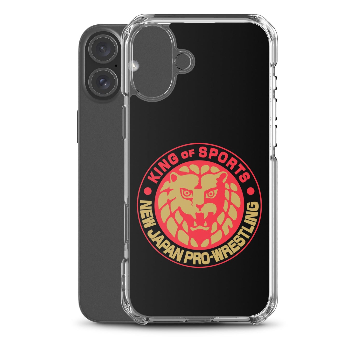 Lion Mark Clear Case for iPhone® (Black & Red & Gold) Other Goods PW Catalog