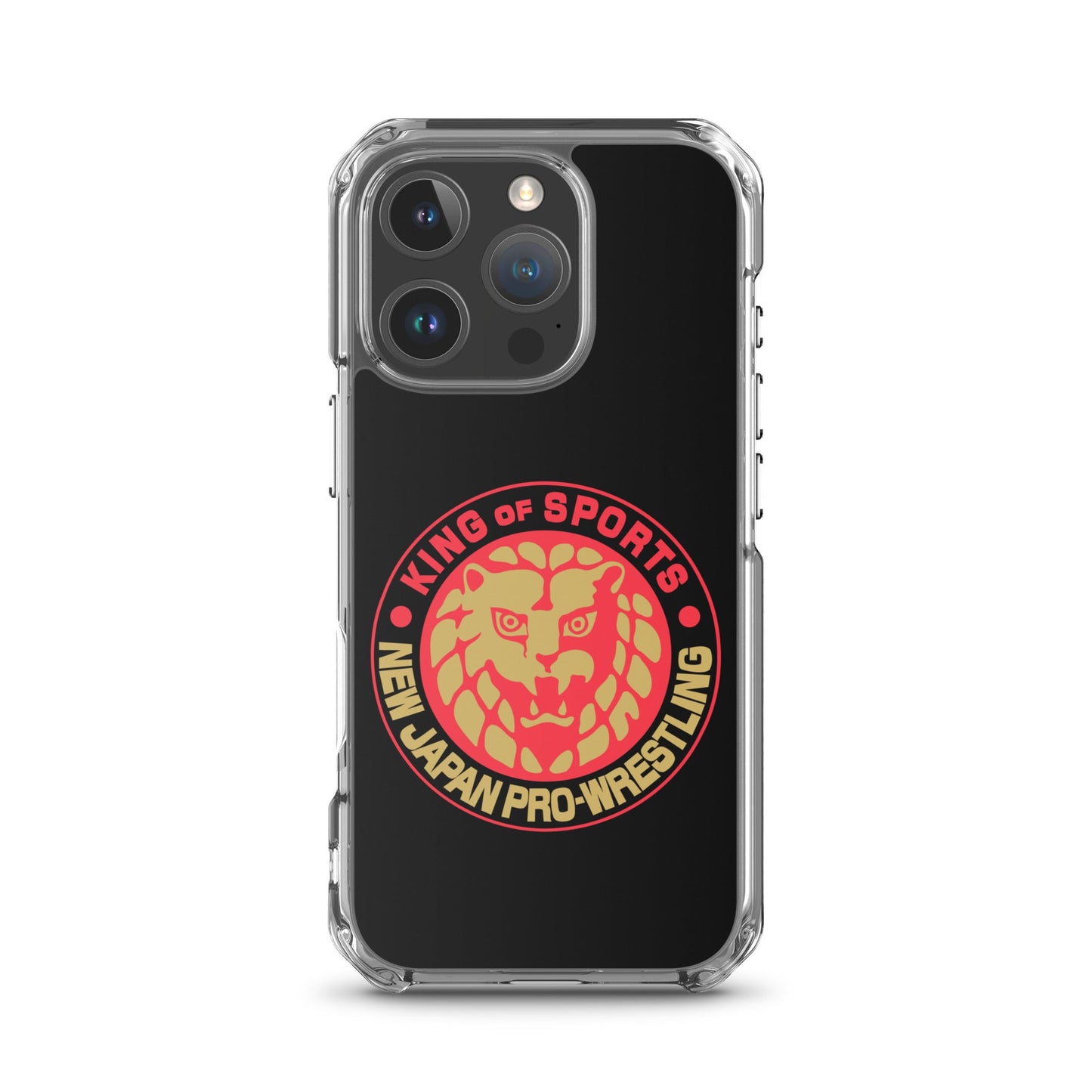 Lion Mark Clear Case for iPhone® (Black & Red & Gold) Other Goods PW Catalog