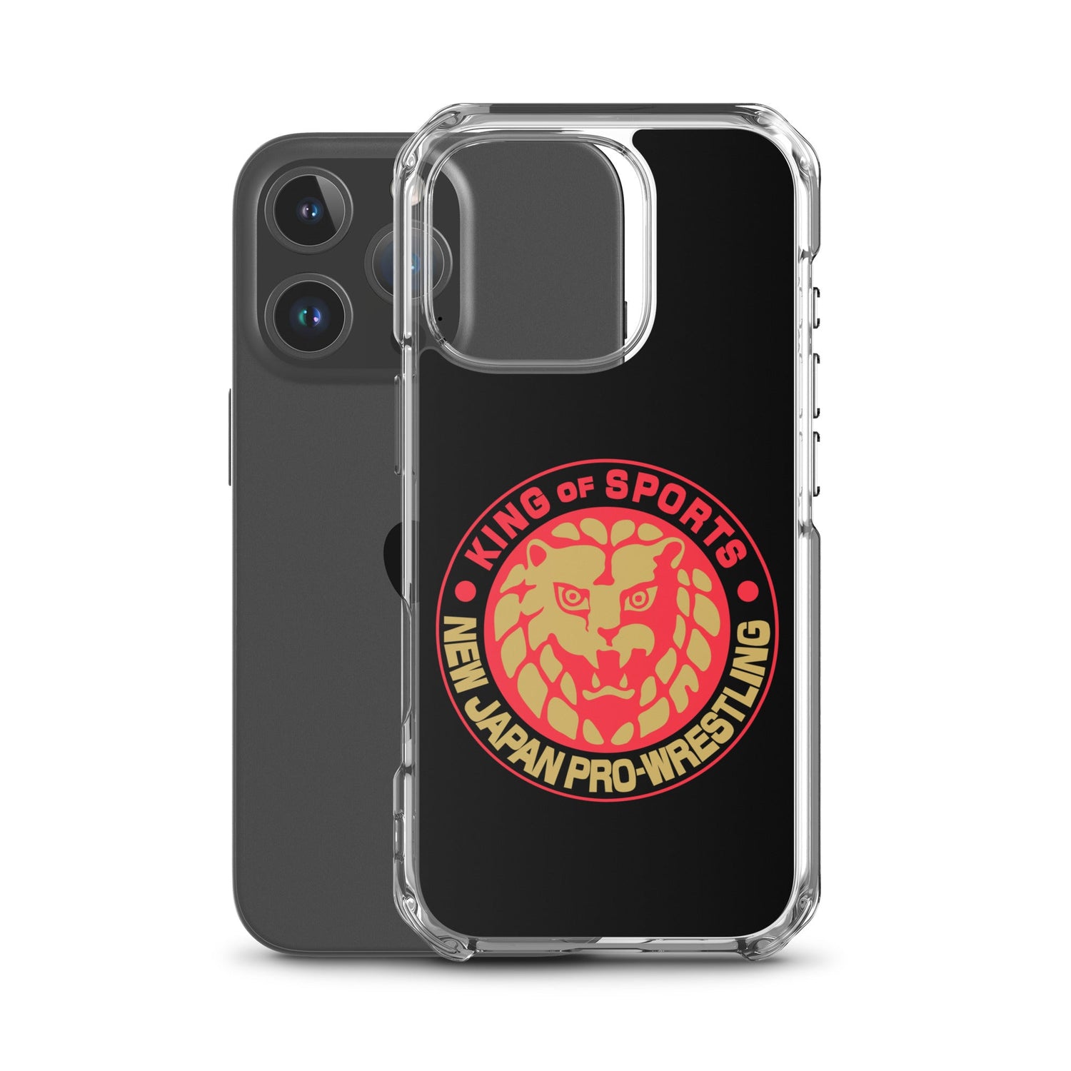 Lion Mark Clear Case for iPhone® (Black & Red & Gold) Other Goods PW Catalog