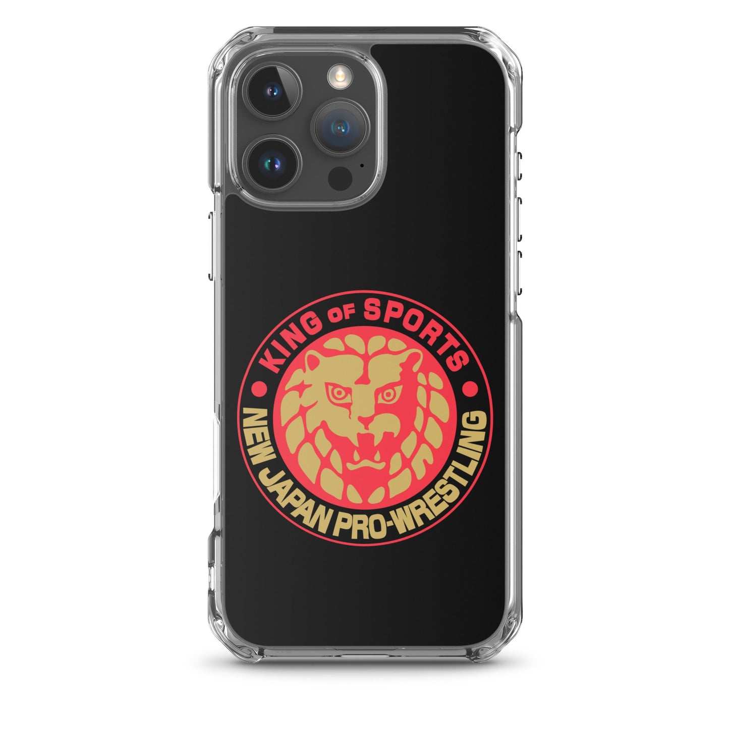 Lion Mark Clear Case for iPhone® (Black & Red & Gold) Other Goods PW Catalog