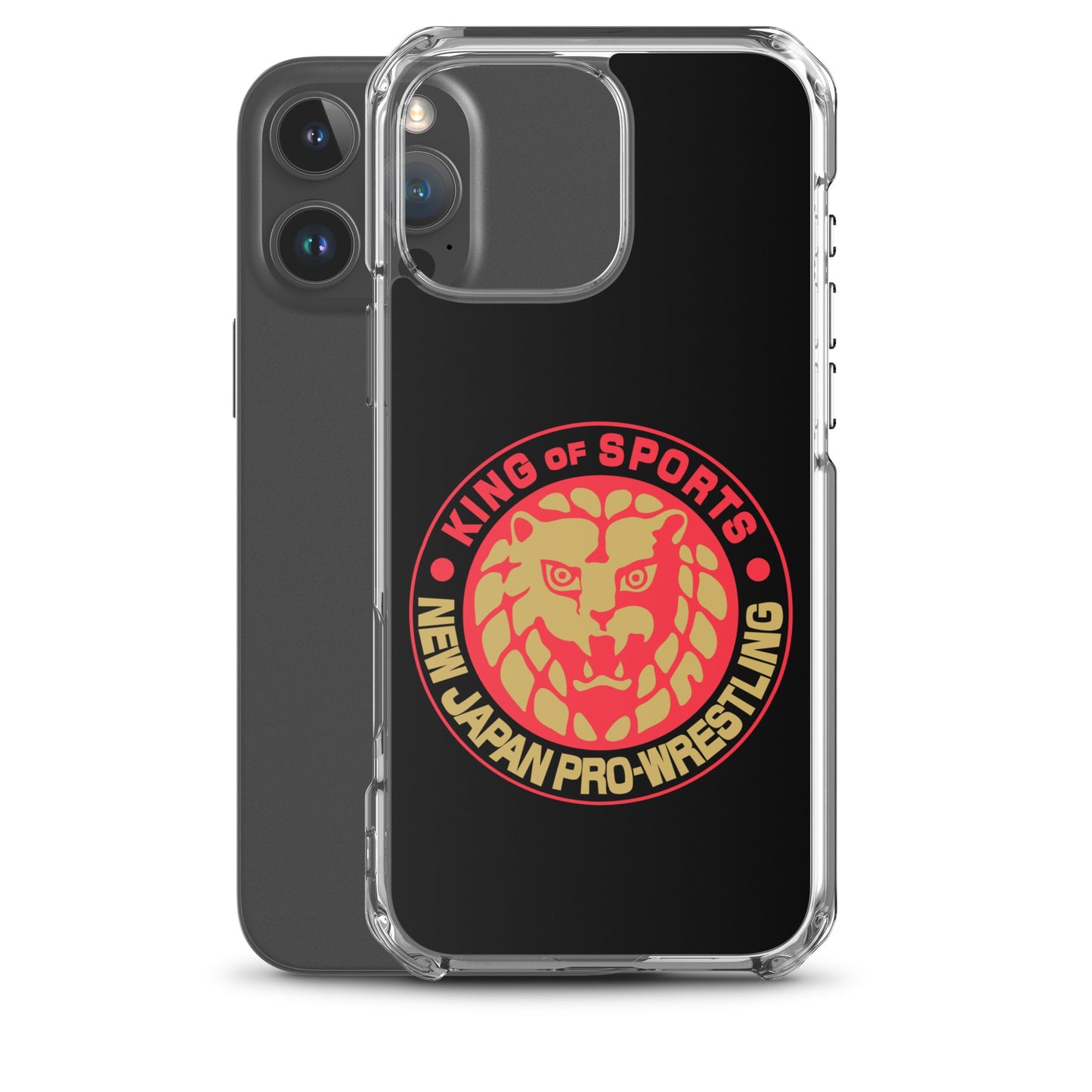 Lion Mark Clear Case for iPhone® (Black & Red & Gold) Other Goods PW Catalog