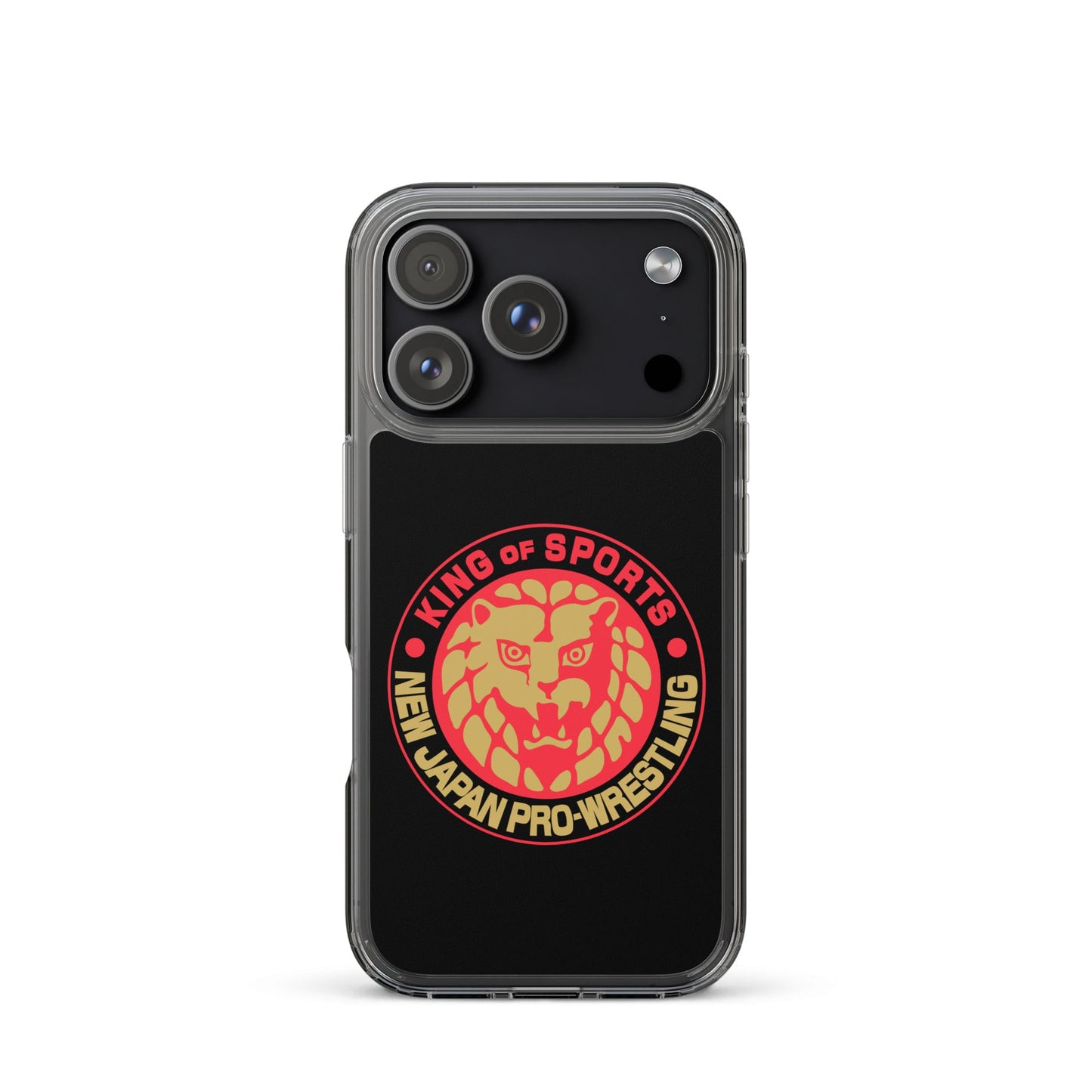 Lion Mark Clear Case for iPhone® (Black & Red & Gold) Other Goods PW Catalog