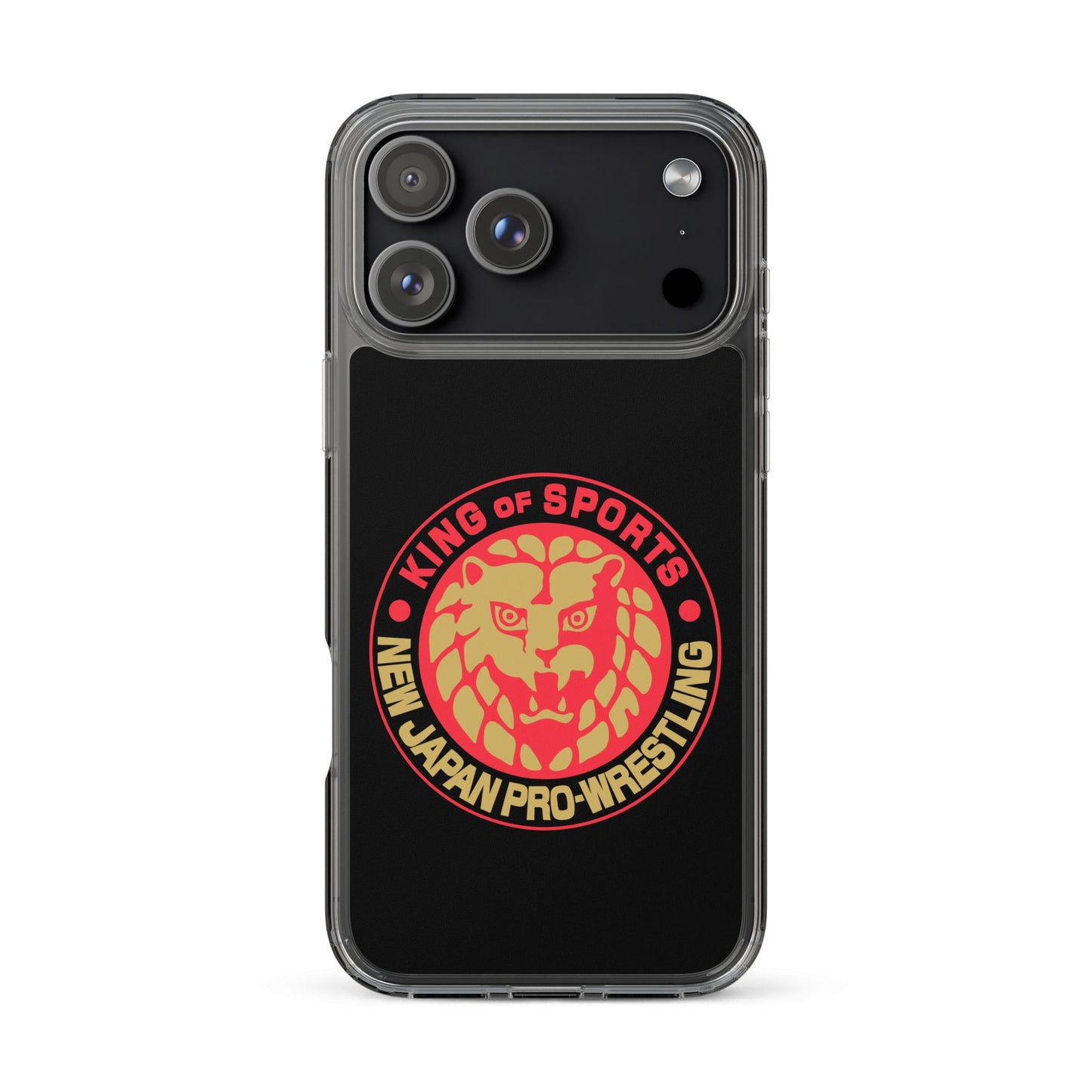 Lion Mark Clear Case for iPhone® (Black & Red & Gold) Other Goods PW Catalog