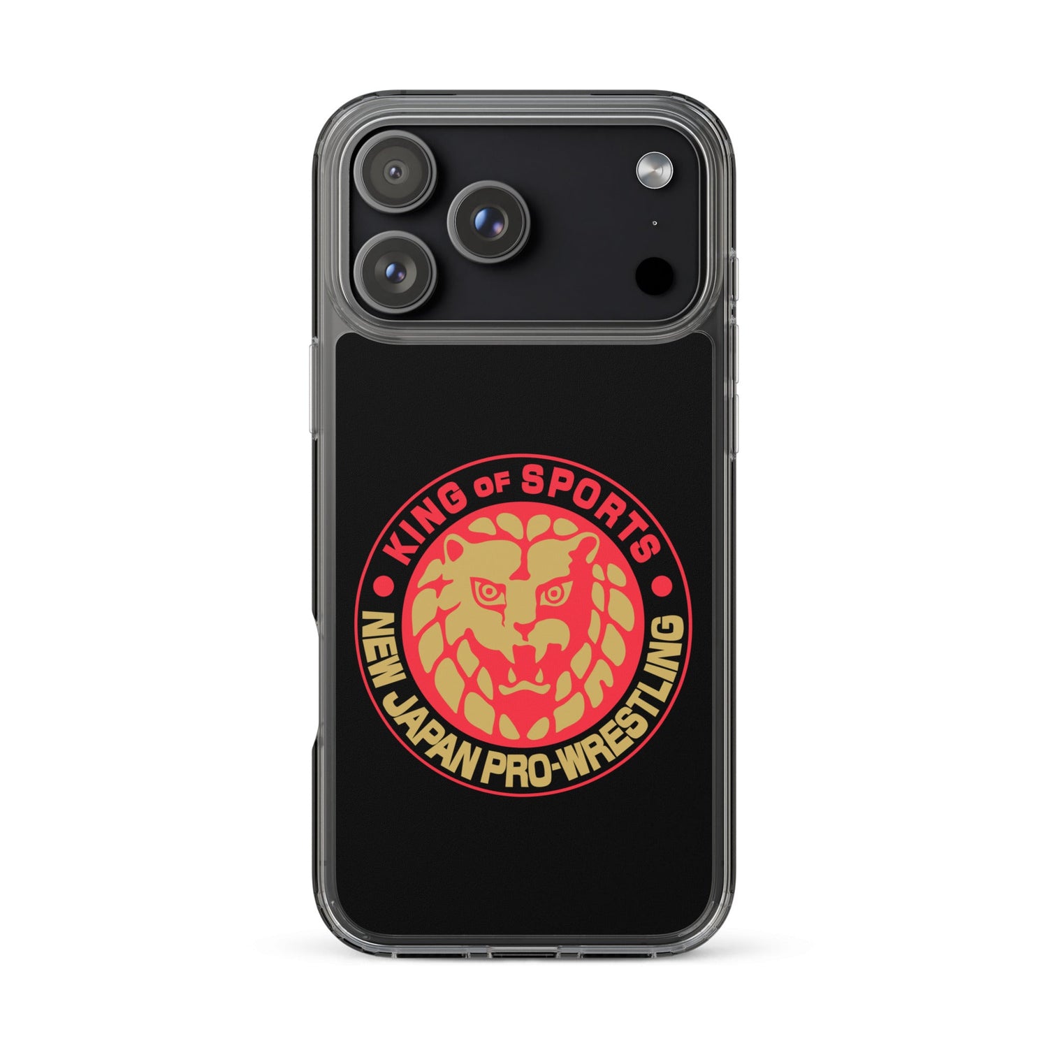 Lion Mark Clear Case for iPhone® (Black & Red & Gold) Other Goods PW Catalog