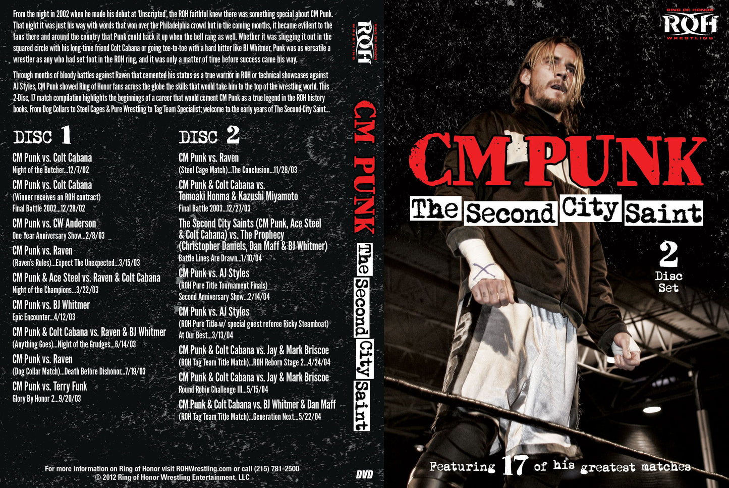 CM Punk: The Second City Saint (2 Disc Set)