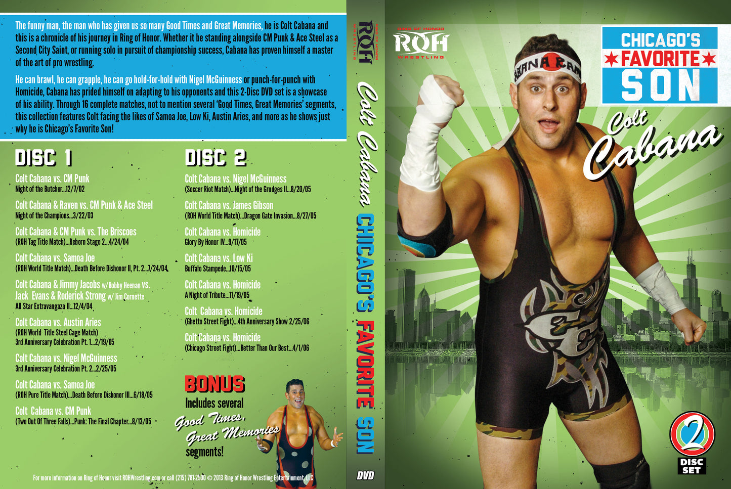 Colt Cabana: Chicago's Favorite Son (2 Disc Set)
