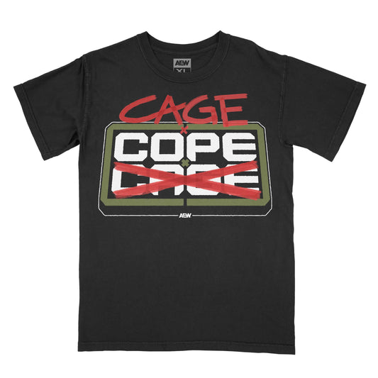 Adam Copeland & Christian Cage Cage x Cope x Cage Black T-Shirt PW Catalog