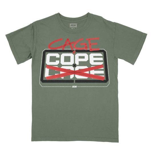 Adam Copeland & Christian Cage Cage x Cope x Cage Green T-Shirt PW Catalog