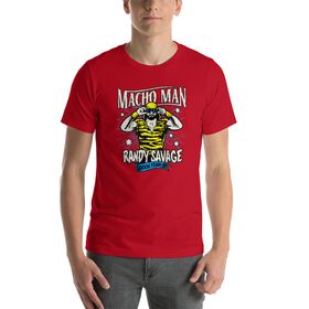 "Macho Man" Randy Savage "Wild Illustration" Unisex T-Shirt