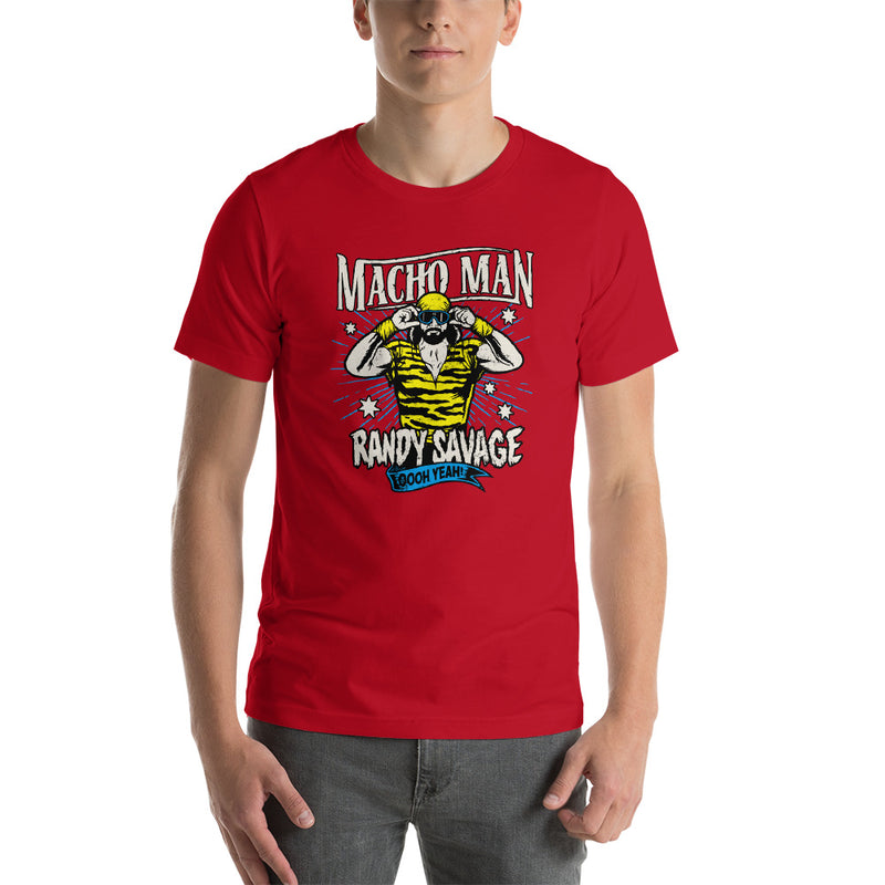 "Macho Man" Randy Savage "Wild Illustration" Unisex T-Shirt