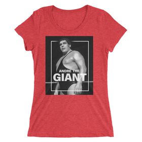 Andre the Giant "Photo" Women's Tri-Blend T-Shirt T-Shirt PW Catalog