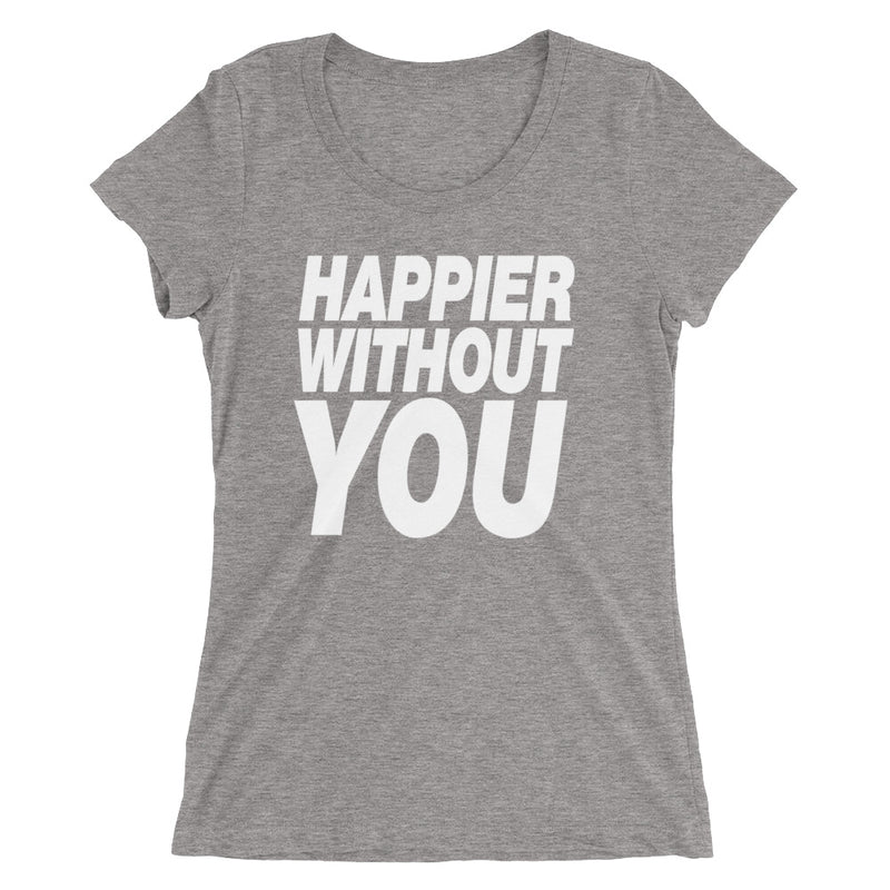 Sami Zayn "Happier Without You" Tri-Blend Women's T-Shirt T-Shirt PW Catalog