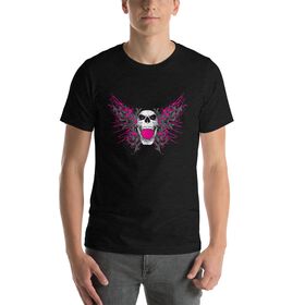 Bret Hart "Shouting Skull" T-Shirt T-Shirt PW Catalog
