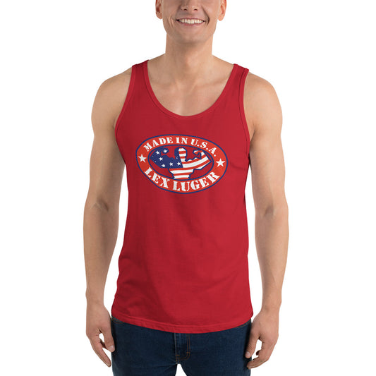 Lex Luger "Made in the U.S.A." Unisex Tank Top Tank Top PW Catalog